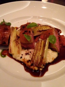 Roasted duck at DBGB