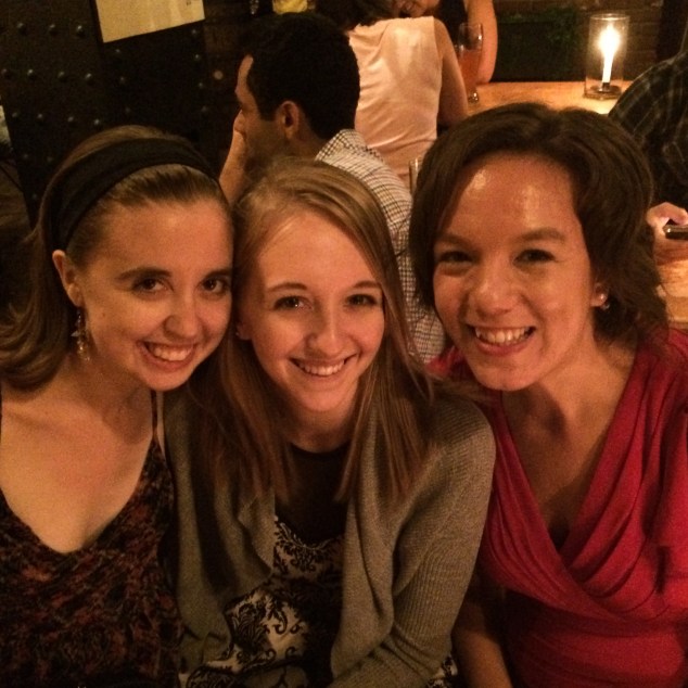 Myself, Becca and Courtney at the Standard Biergarten