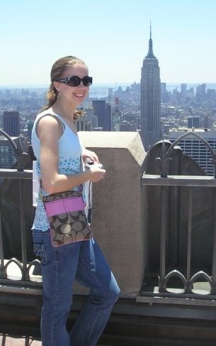 Visiting NYC in 2008, dreaming of moving to the big city someday