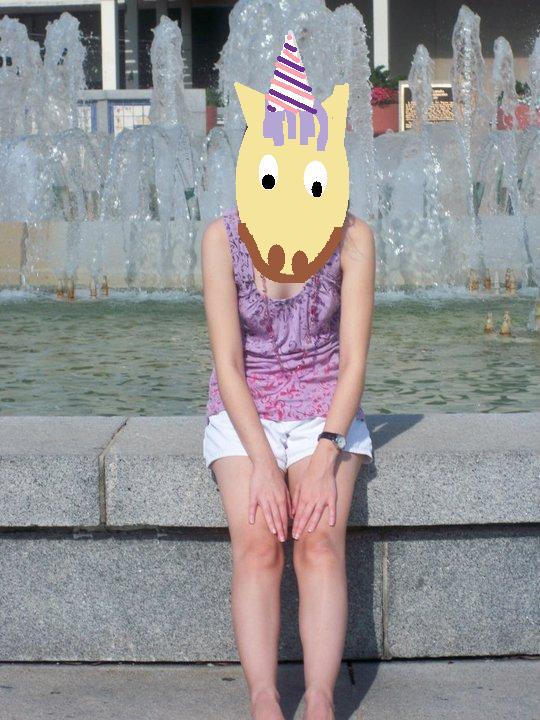 That is me, as a unicorn, in New Orleans.
