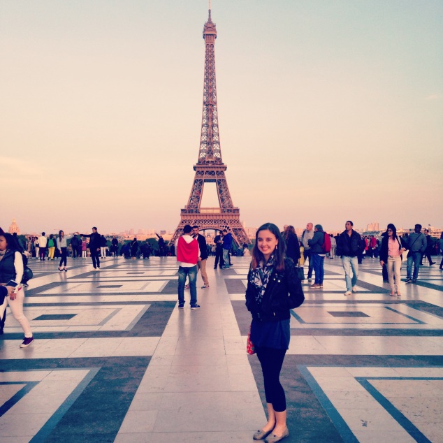 A lifelong dream came true when I saw the Eiffel Tower.