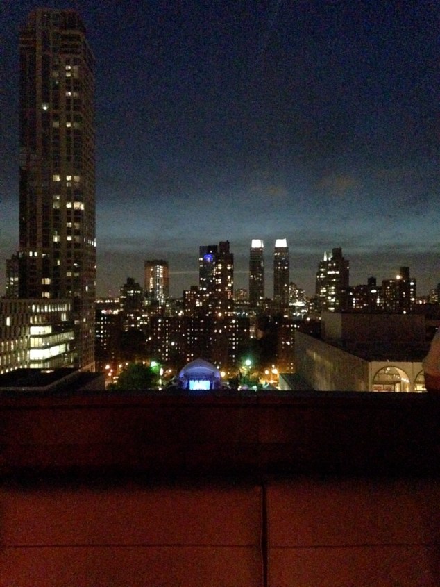 The view from the Empire Hotel