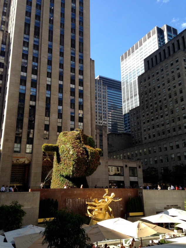 Maybe it's my journalism roots, but how can you come to Rockefeller Plaza and not leave inspired?