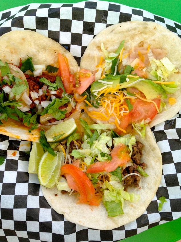 Food truck tacos