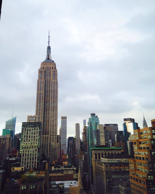 The view from the 230 Fifth rooftop bar