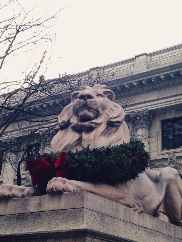 The New York Public Library at Christmas 2015
