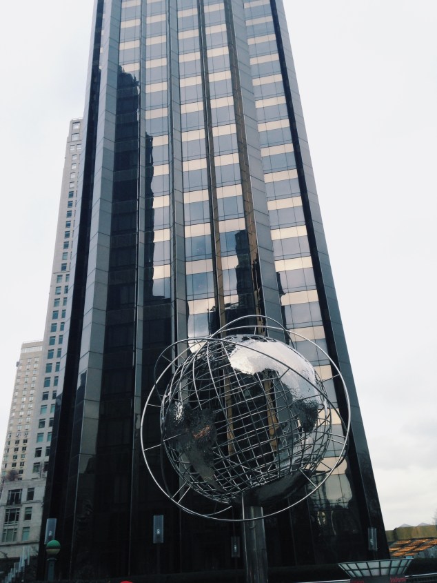 Columbus Circle NYC in the winter