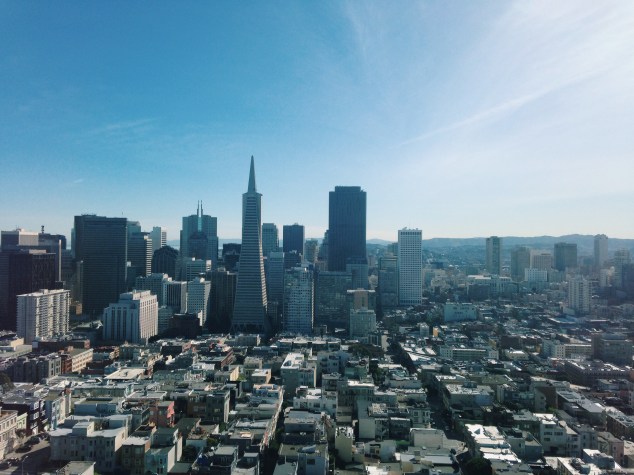 View of Downtown San Francisco from Coit Tower