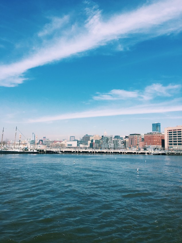 New York City skyline from Battery Park City