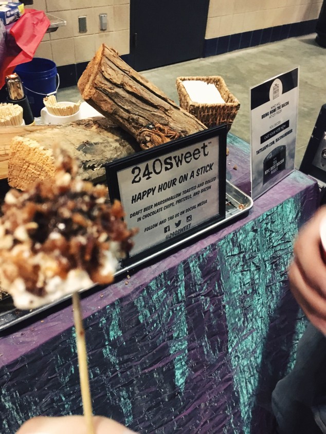 Bacon marshmallows from 240 Sweet at the Bacon and Beer Classic