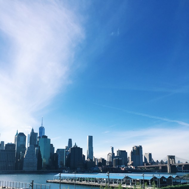 New York City skyline from Brooklyn Heights Promenade