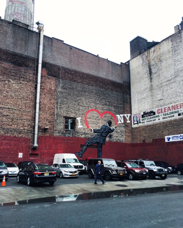 Rainy Day on Avenue of the Americas, New York City