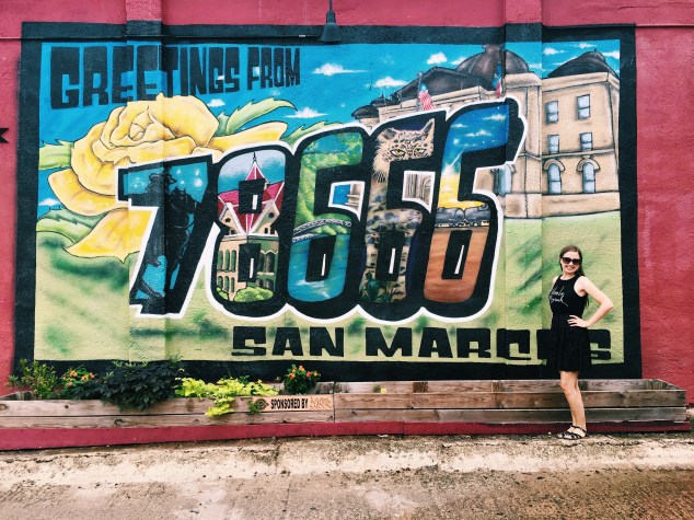Greetings from San Marcos, Texas